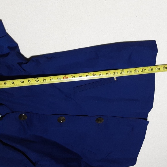ELLEN TRACY Supreme Women's Royal Blue Trench Coat - Picture 10 of 13